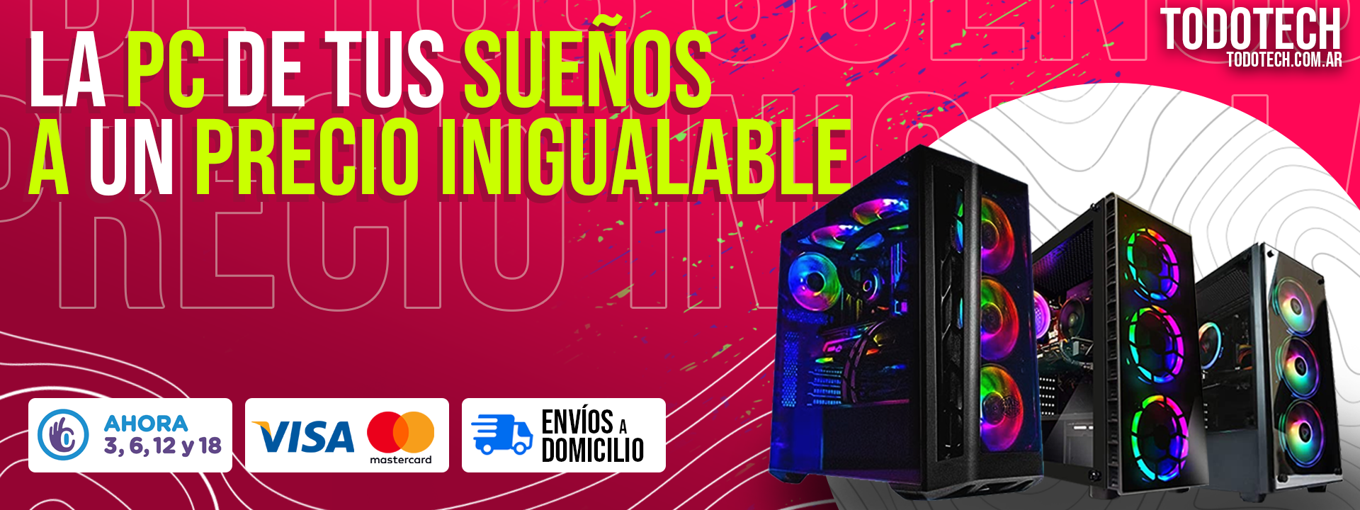 Armá la PC de tu sueño a un precio inigualable o compra ensambles