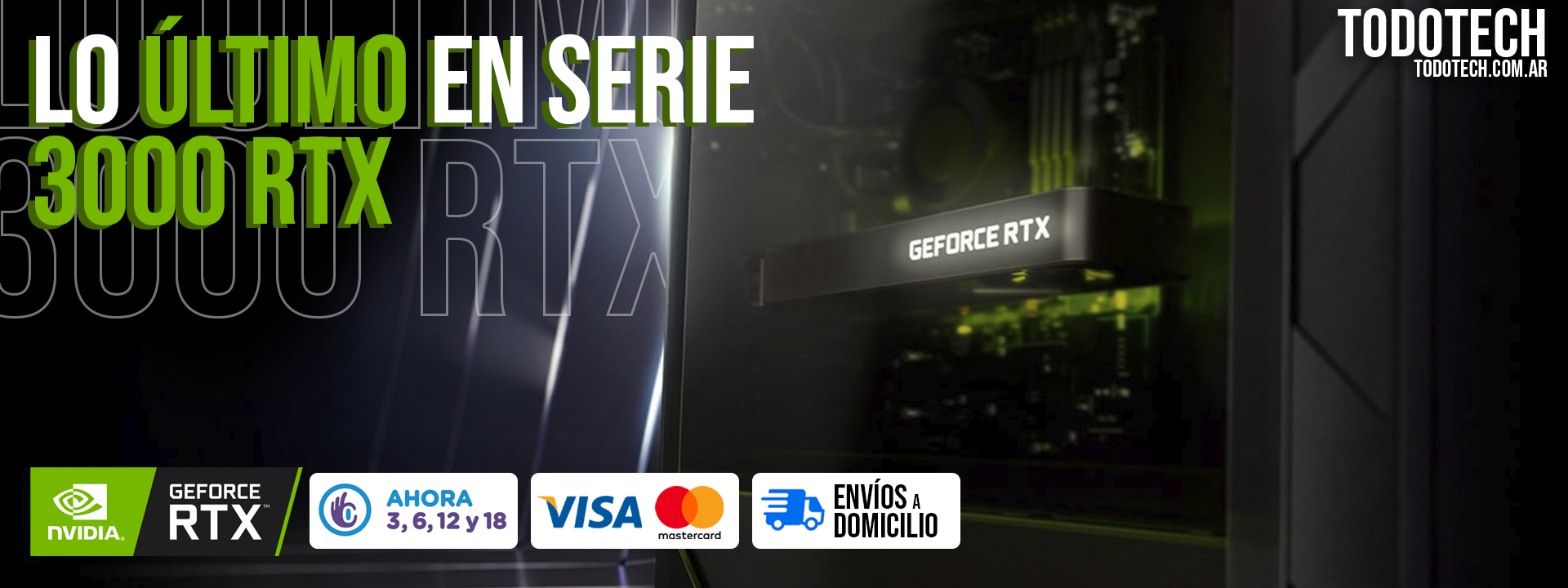 Lo último en serie 3000 de RTX